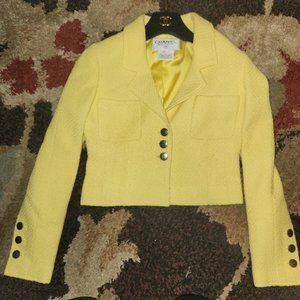 CHANEL - Cropped Yellow Jacket